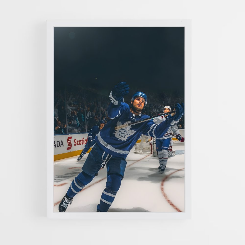Poster Lancer de Puck – affiche Hockey sur glace (vue 3)